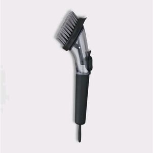 REFILLABLE HANDLE DISH WAND  BRUSH 12"×2.6, GREY